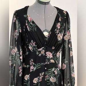 Astr The Label Long Sleeve Dress